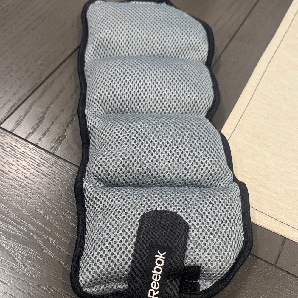 Reebok Black and Gray Ankle Weights